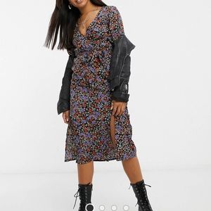 NEW ASOS Floral Dress (fits like size 12)